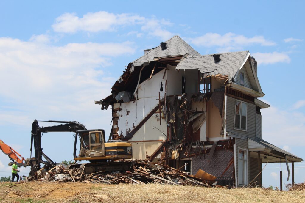 demolition service young contracting